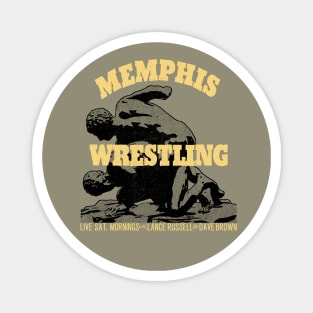 Memphis Wrestling with Lance Russell and Dave Brown Magnet